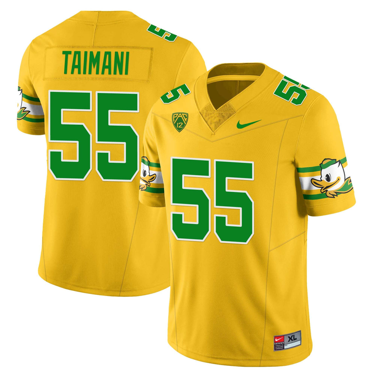 Menâ€™s Oregon Ducks â€˜Mighty Oregonâ€™ Throwback Football Jersey â€“ All Stitched