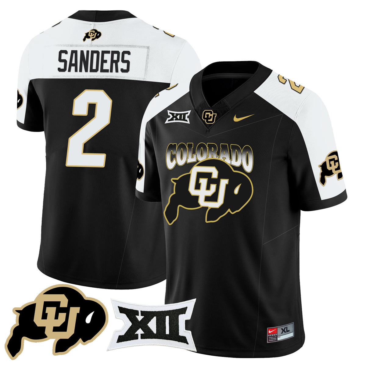 Men's Colorado Buffaloes 2024 Vapor Limited Jersey N2 - All Stitched