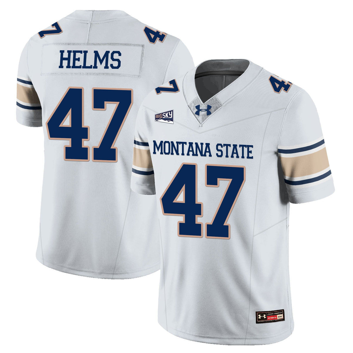 Men's Montana State Bobcat Football Jersey - All Stitched