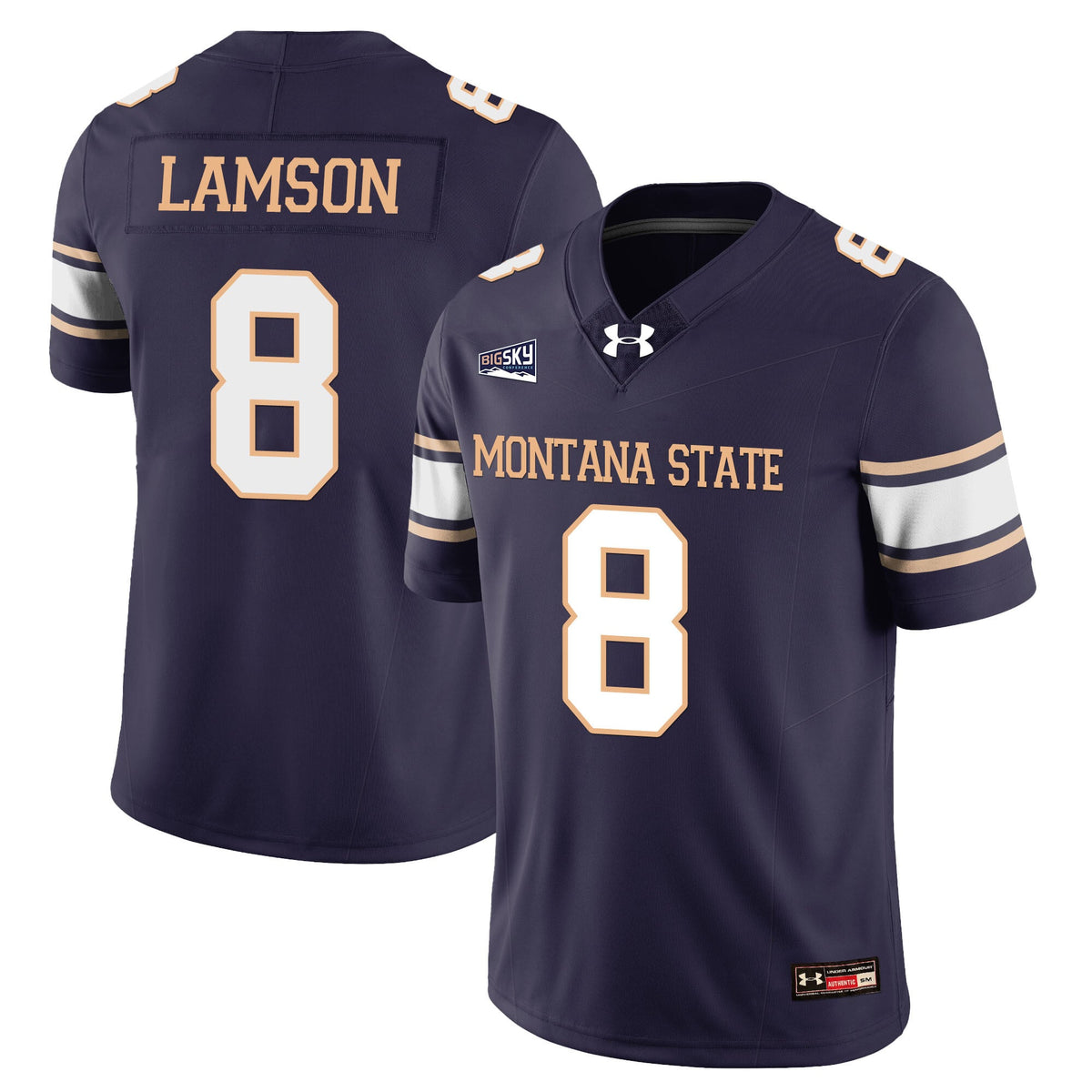 Men's Montana State Bobcat Football Jersey - All Stitched