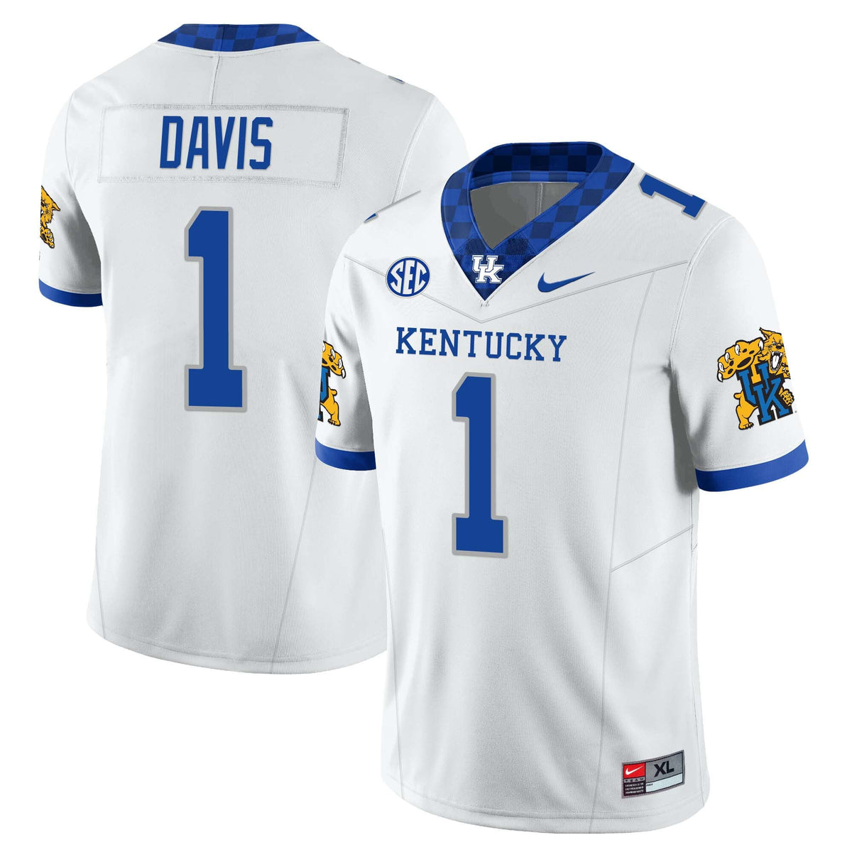 Menâ€™s Kentucky Wildcats Football Jersey â€“ All Stitched