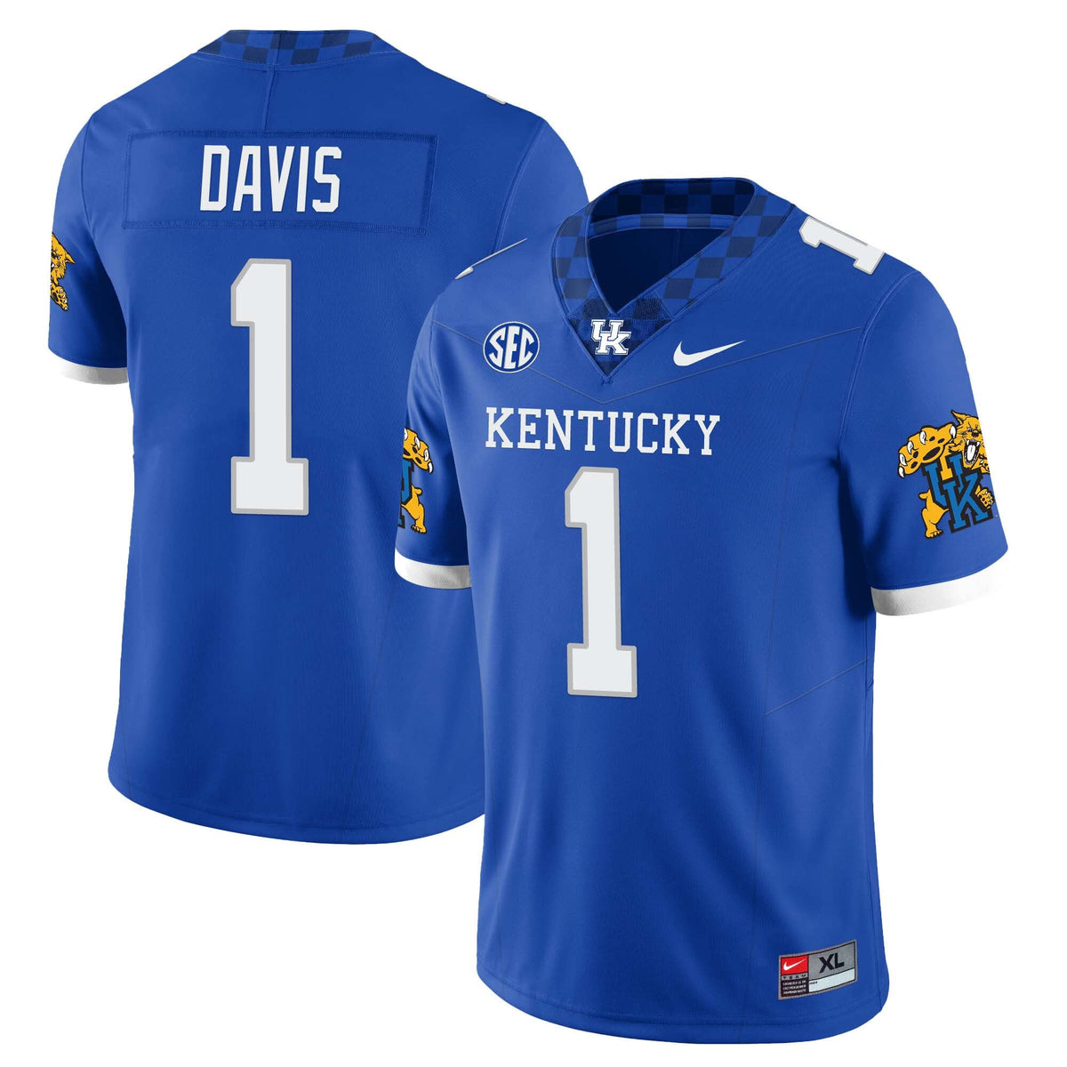 Menâ€™s Kentucky Wildcats Football Jersey â€“ All Stitched