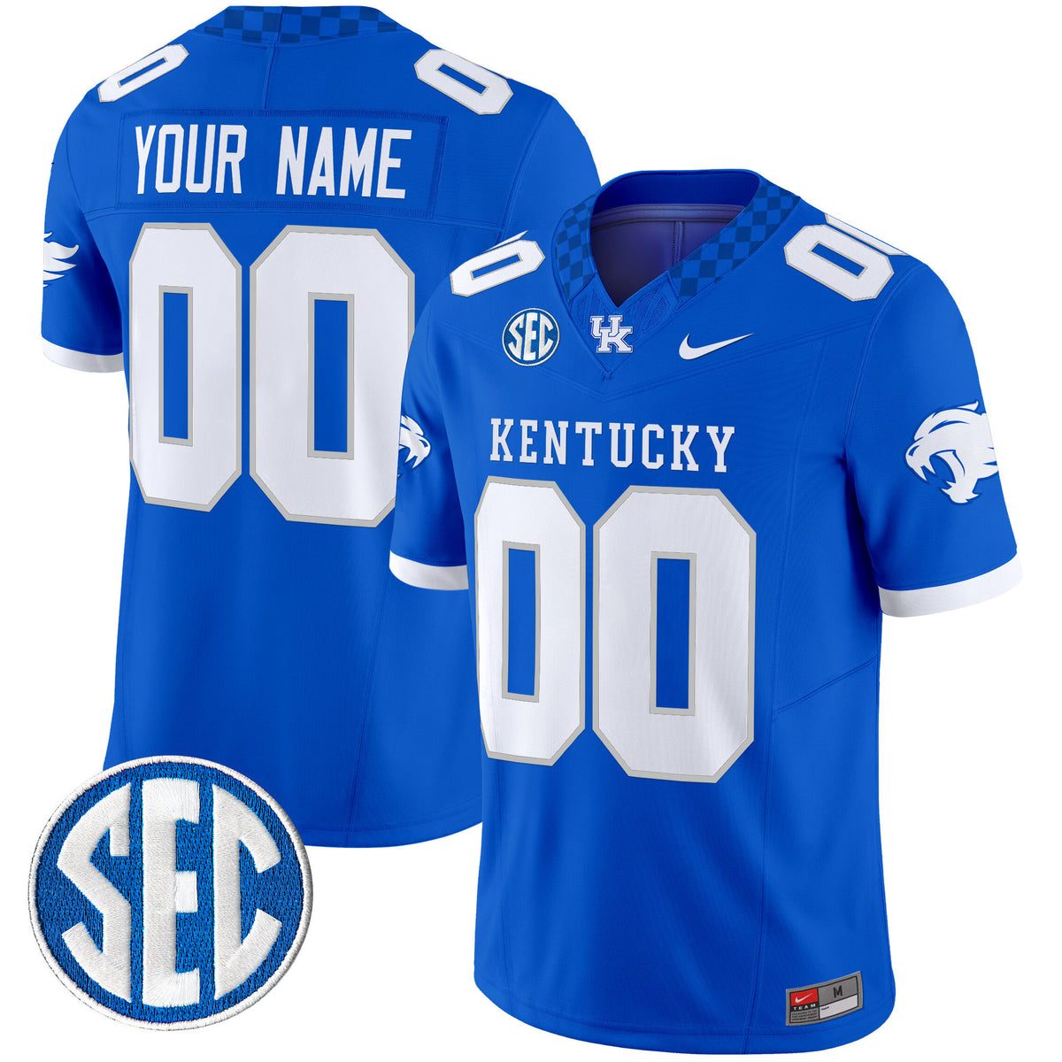 Kentucky Wildcats 2025 Vapor Limited Custom Jersey - All Stitched