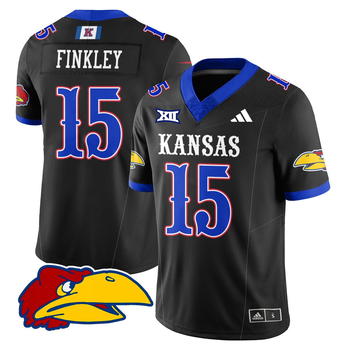 Men's Kansas Jayhawks Football 2025 Limited Jersey - All Stitched