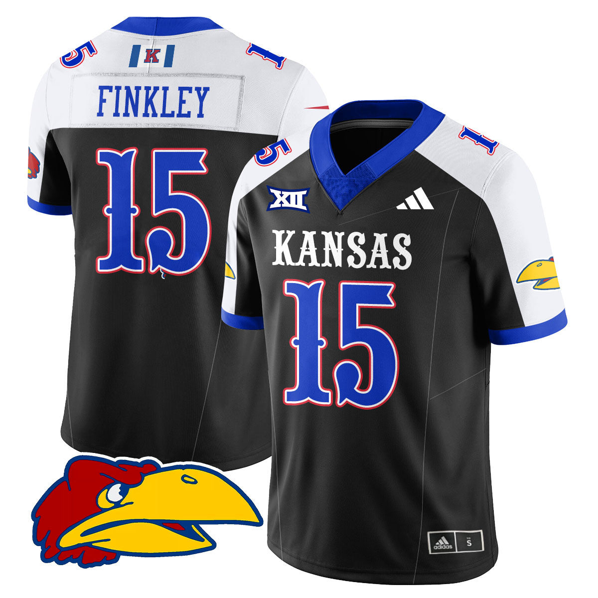Men's Kansas Jayhawks Football 2025 Limited Jersey - All Stitched