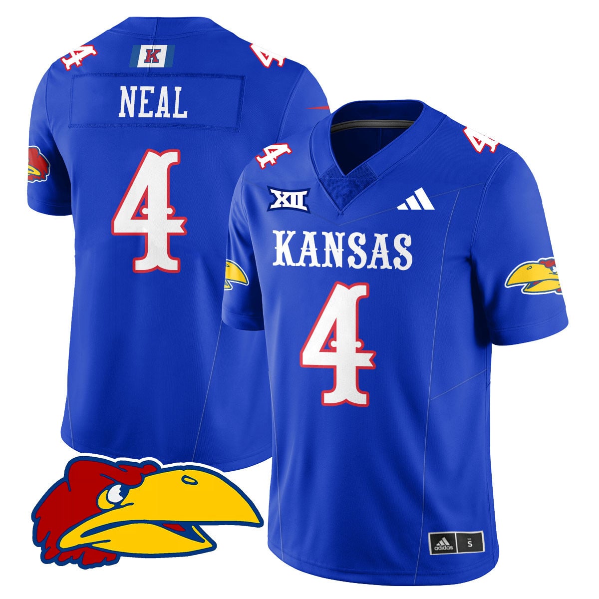 Men's Kansas Jayhawks Football 2025 Limited Jersey - All Stitched