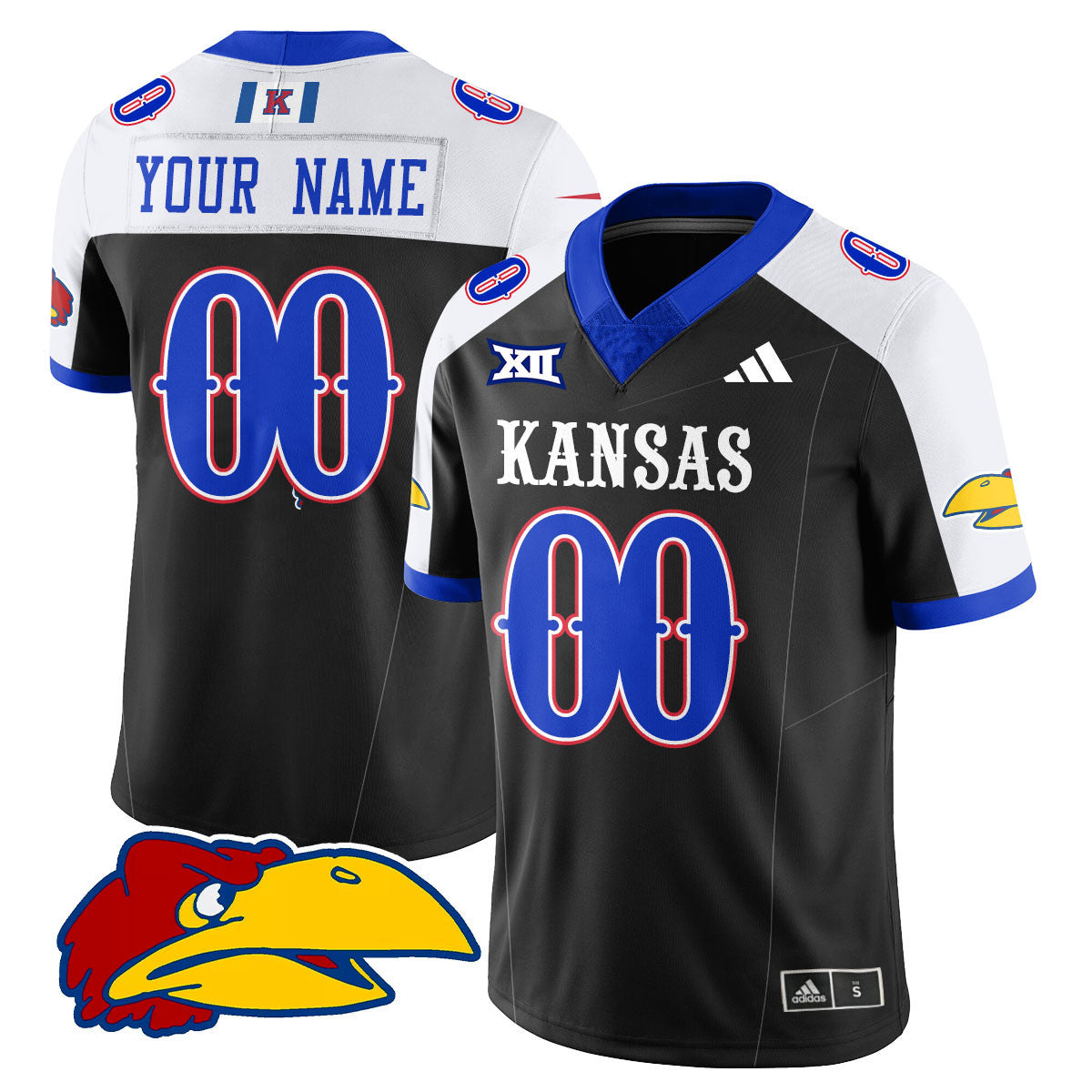 Men's Kansas Jayhawks Football 2025 Limited Jersey - All Stitched