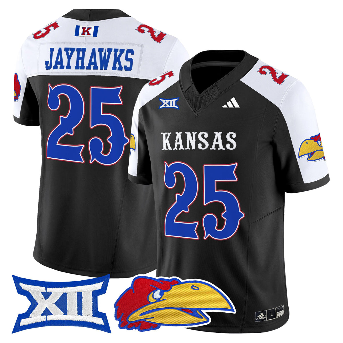 Men's Kansas Jayhawks 2025 Vapor Limited Jersey - All Stitched