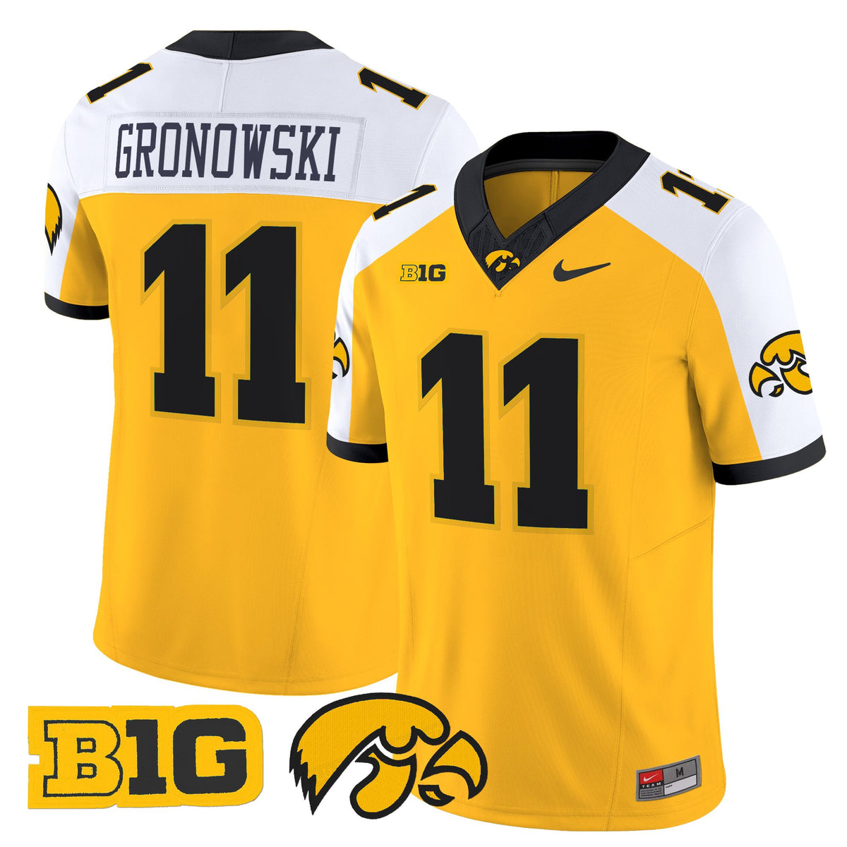 Men's Iowa Hawkeyes 2025 Vapor Limited Jersey - All Stitched