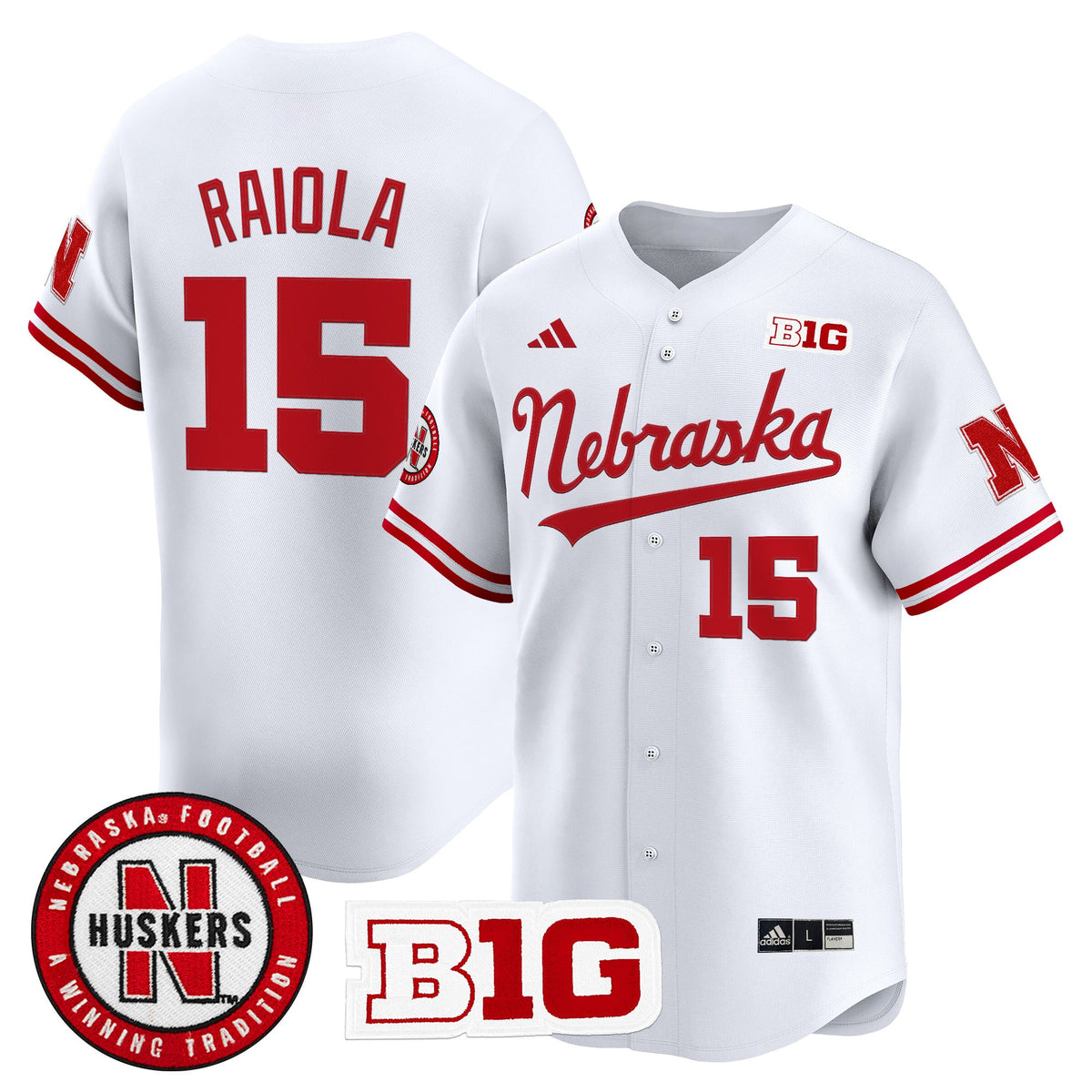 Men's Nebraska Cornhuskers 2025 Vapor Baseball Jersey - All Stitched