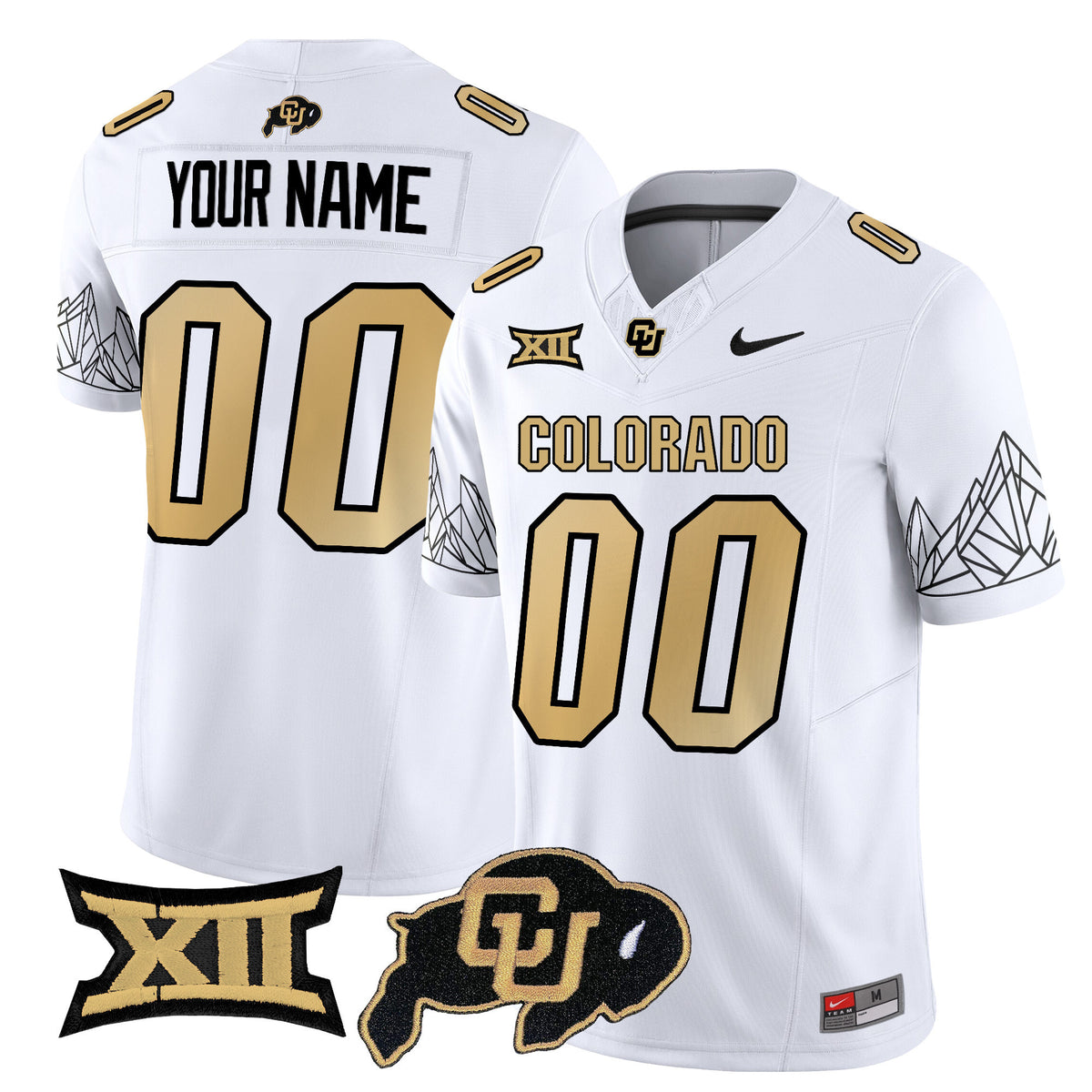 Colorado Buffaloes 2025 Vapor Limited Custom Jersey V2 - All Stitched