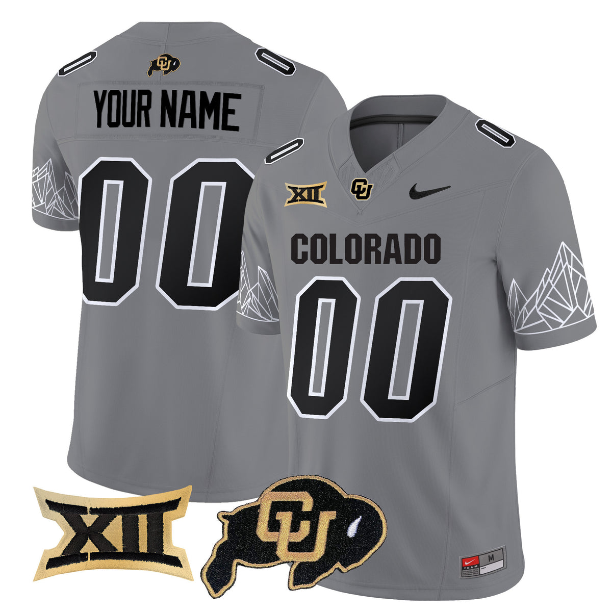 Colorado Buffaloes 2025 Vapor Limited Custom Jersey V2 - All Stitched