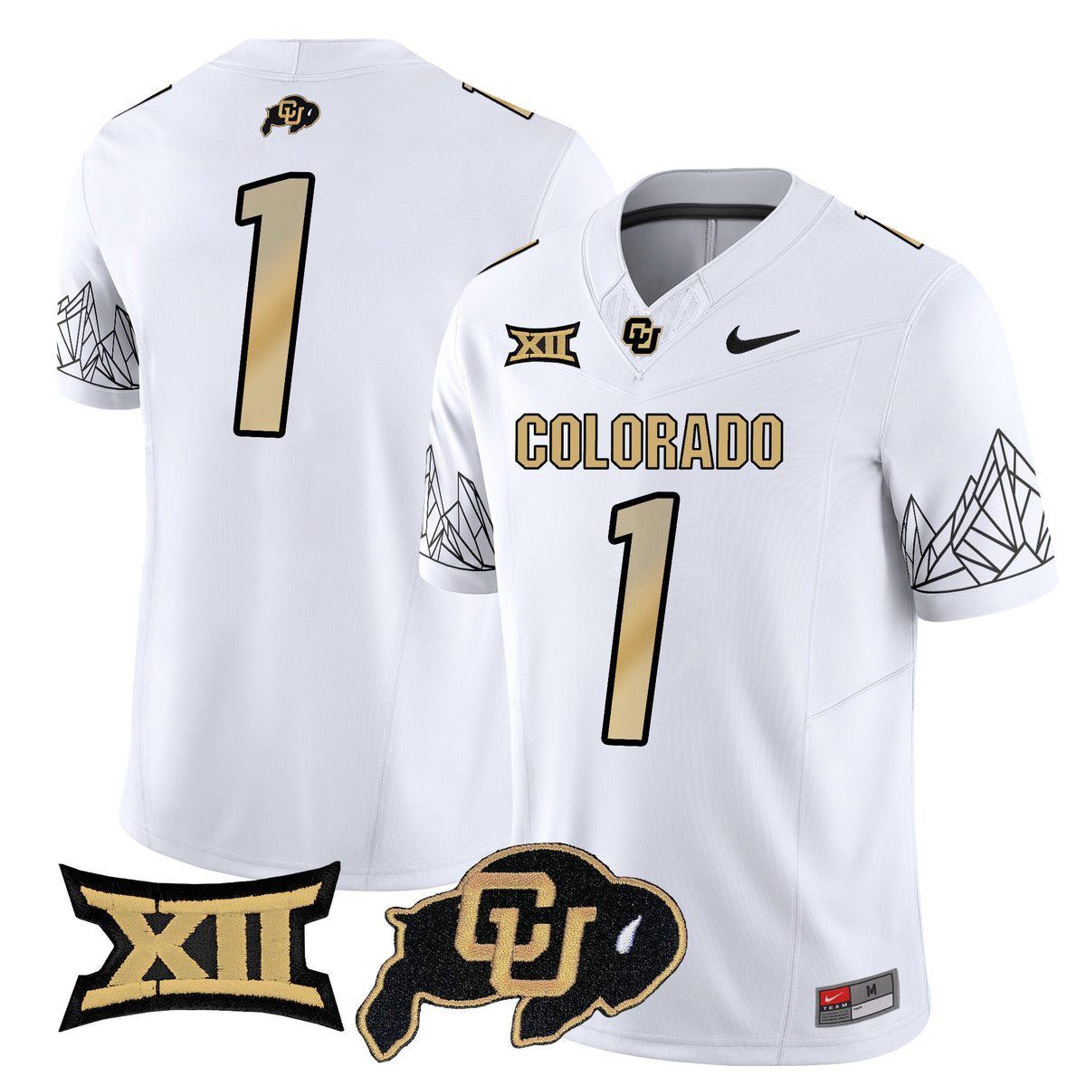 Men's Colorado Buffaloes 2025 Vapor Limited Jersey V2 - All Stitched