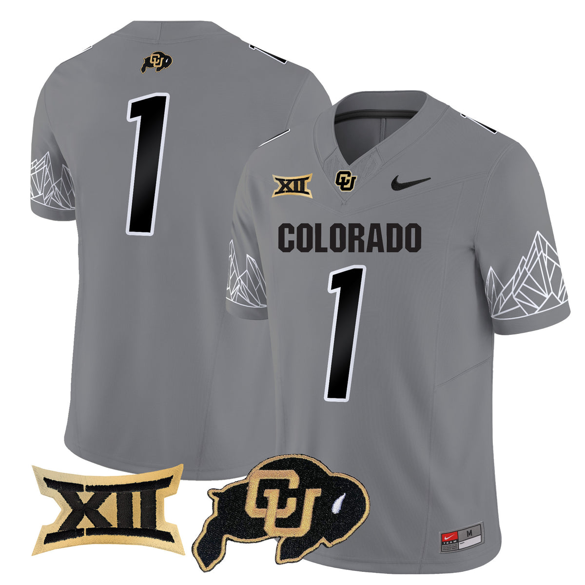 Men's Colorado Buffaloes 2025 Vapor Limited Jersey V2 - All Stitched