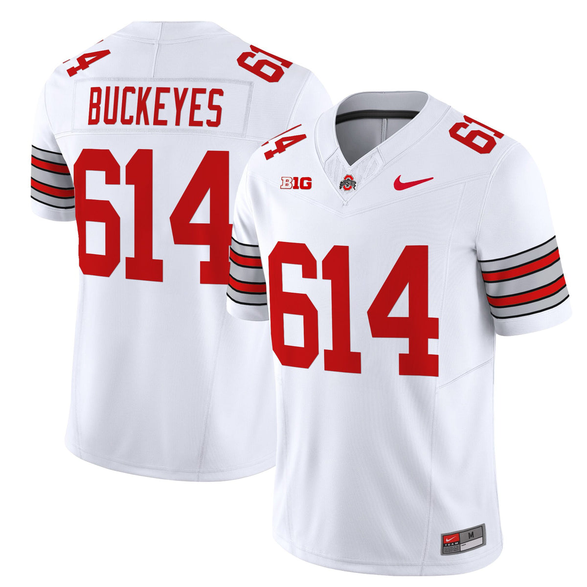 Men's Ohio State Buckeyes 'Heritage Stripe' 2025/26 Vapor Limited Jersey - All Stitched