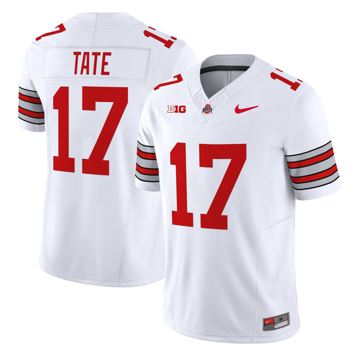 Men's Ohio State Buckeyes 'Heritage Stripe' 2025/26 Vapor Limited Jersey - All Stitched