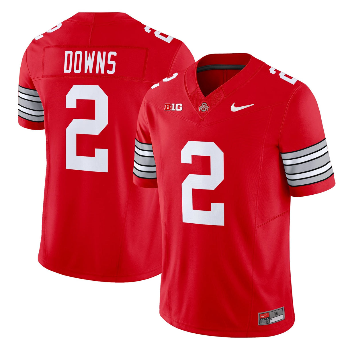 Men's Ohio State Buckeyes 'Heritage Stripe' 2025/26 Vapor Limited Jersey - All Stitched