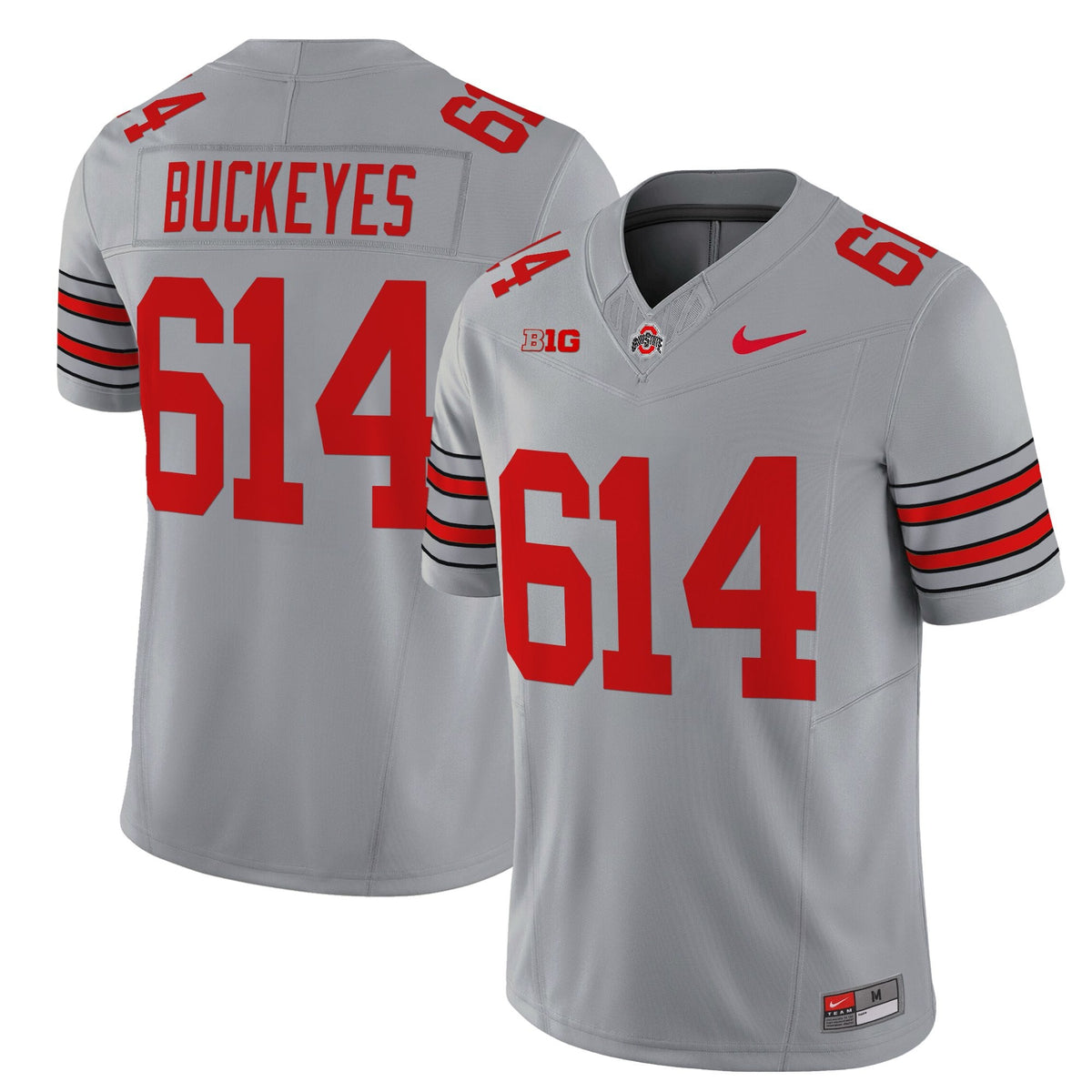 Men's Ohio State Buckeyes 'Heritage Stripe' 2025/26 Vapor Limited Jersey - All Stitched