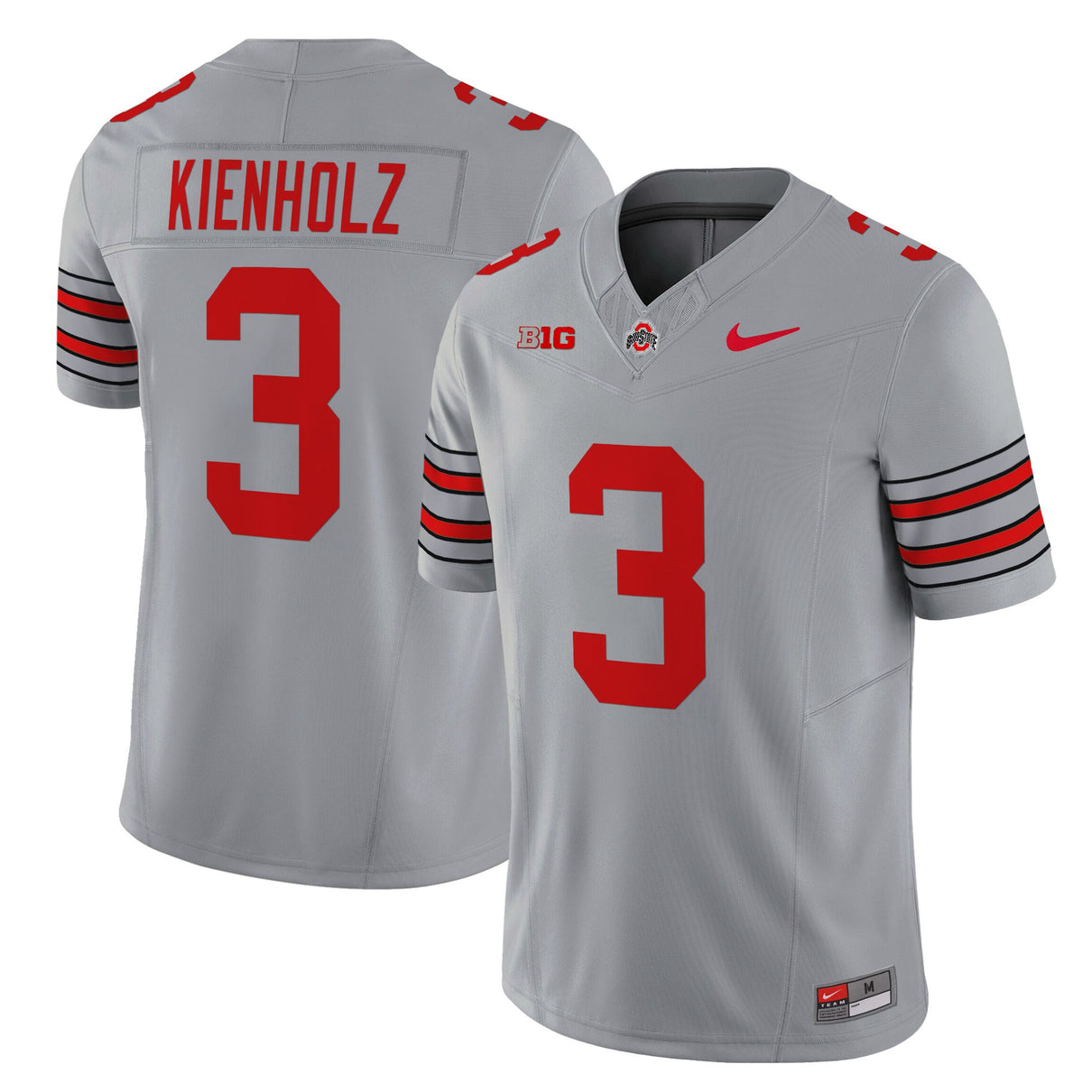 Men's Ohio State Buckeyes 'Heritage Stripe' 2025/26 Vapor Limited Jersey - All Stitched
