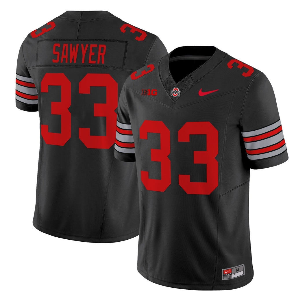 Men's Ohio State Buckeyes 'Heritage Stripe' 2025/26 Vapor Limited Jersey - All Stitched