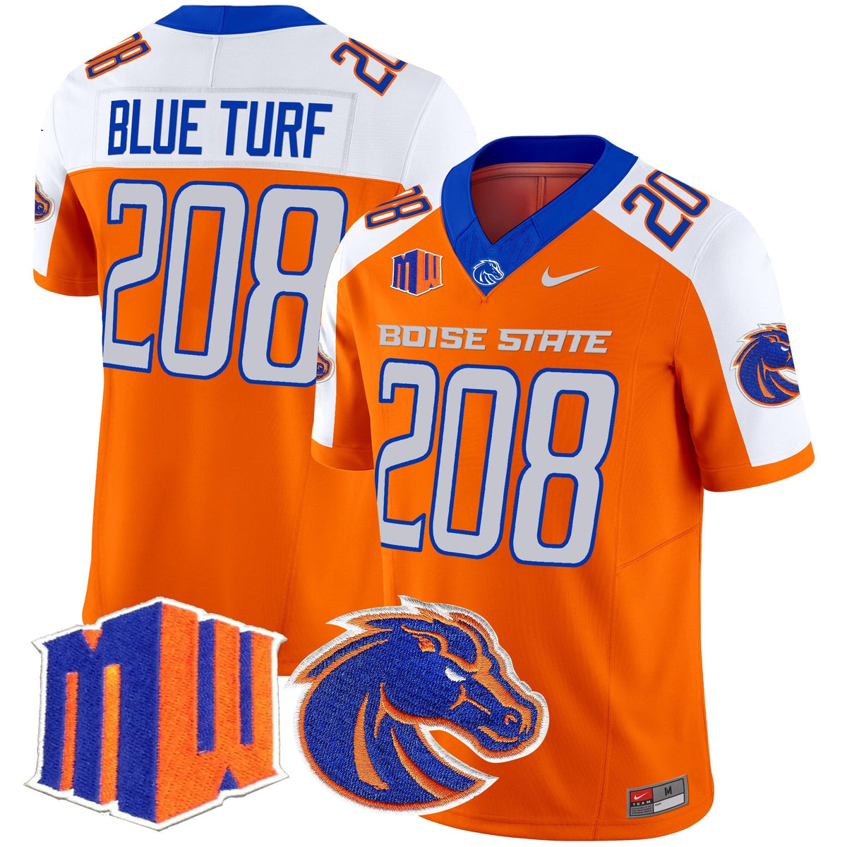 Men's Boise State Broncos 2025 Vapor Limited Jersey - All Stitched