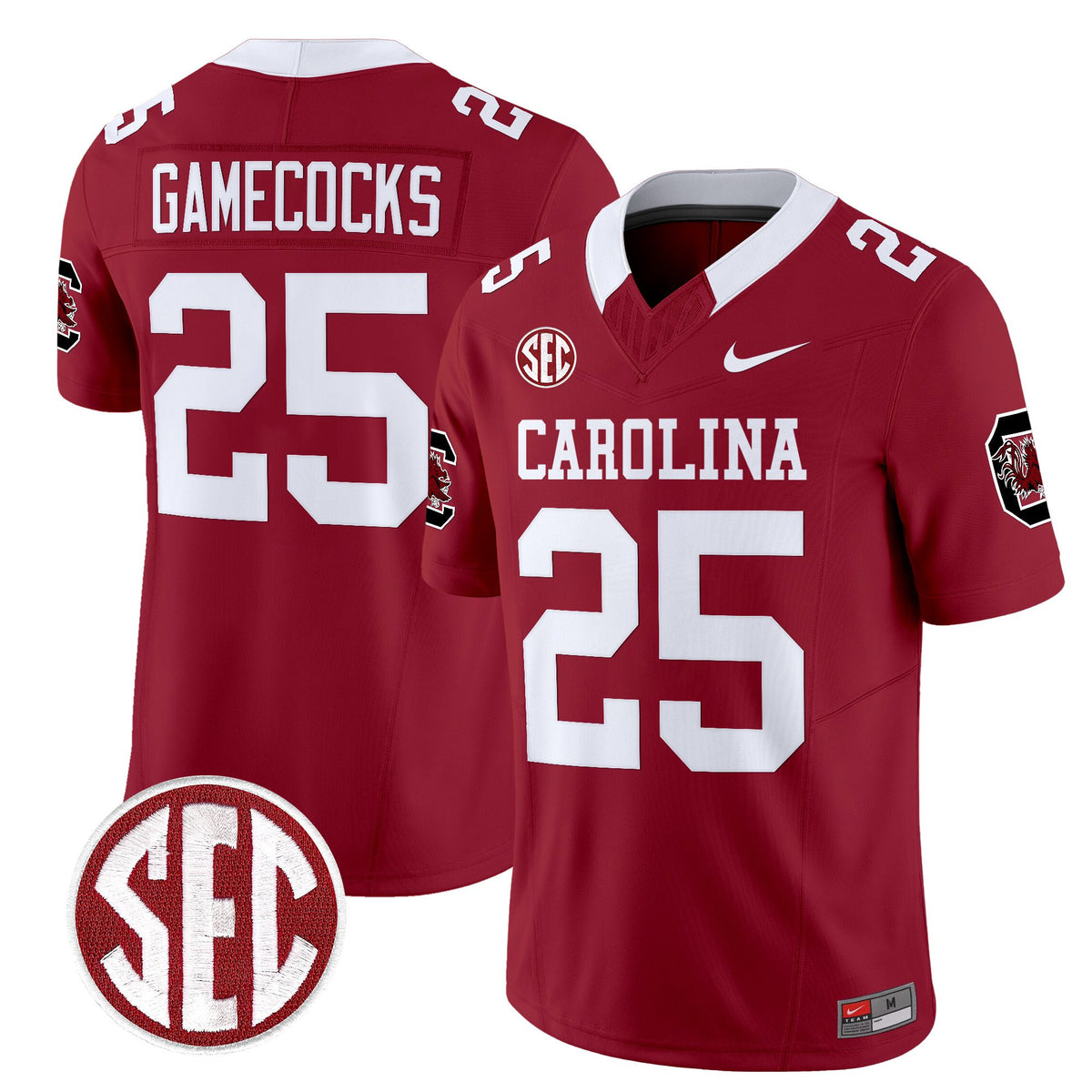 Men's South Carolina Gamecocks 1980 Throwback Vapor Limited Jersey â Rebrand 2026 â All Stitched