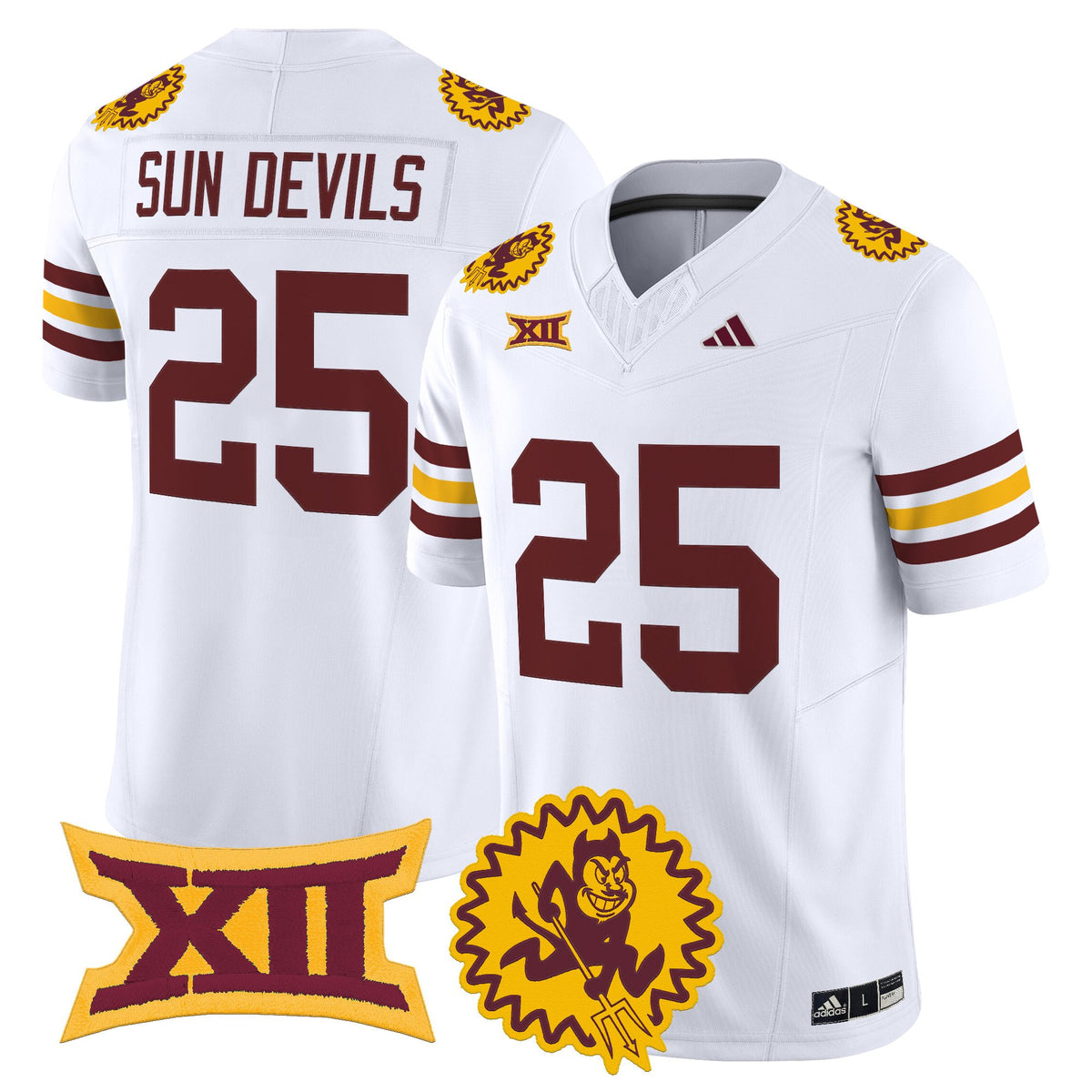 Men's Arizona State Sun Devils 1975 Throwback Vapor Limited Jersey - All Stitched