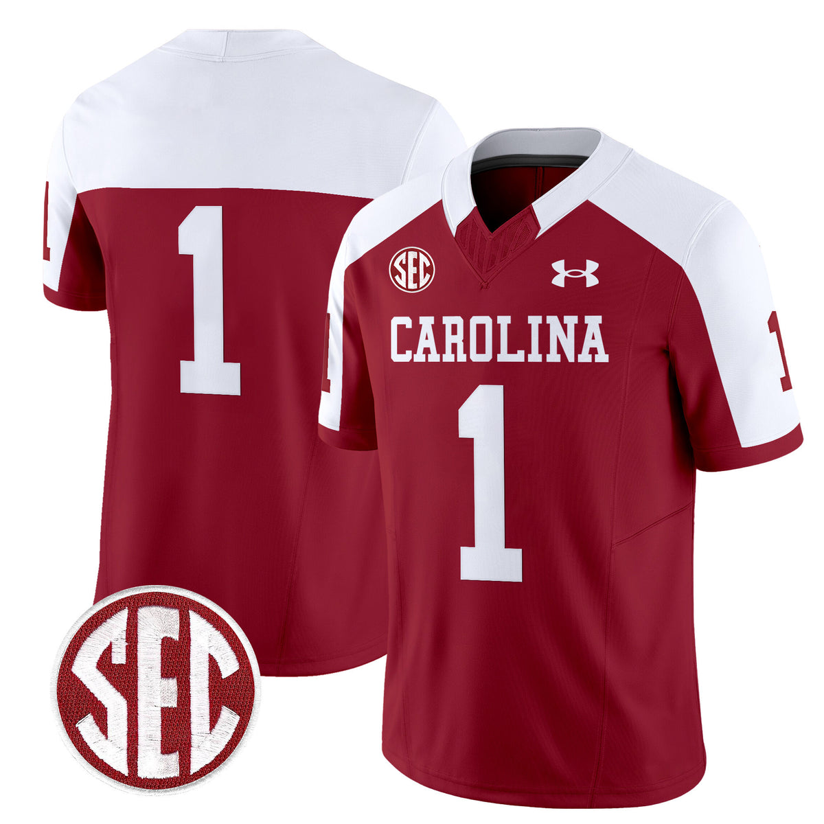 Men's South Carolina Gamecocks 1980 Throwback Vapor Limited Jersey - All Stitched