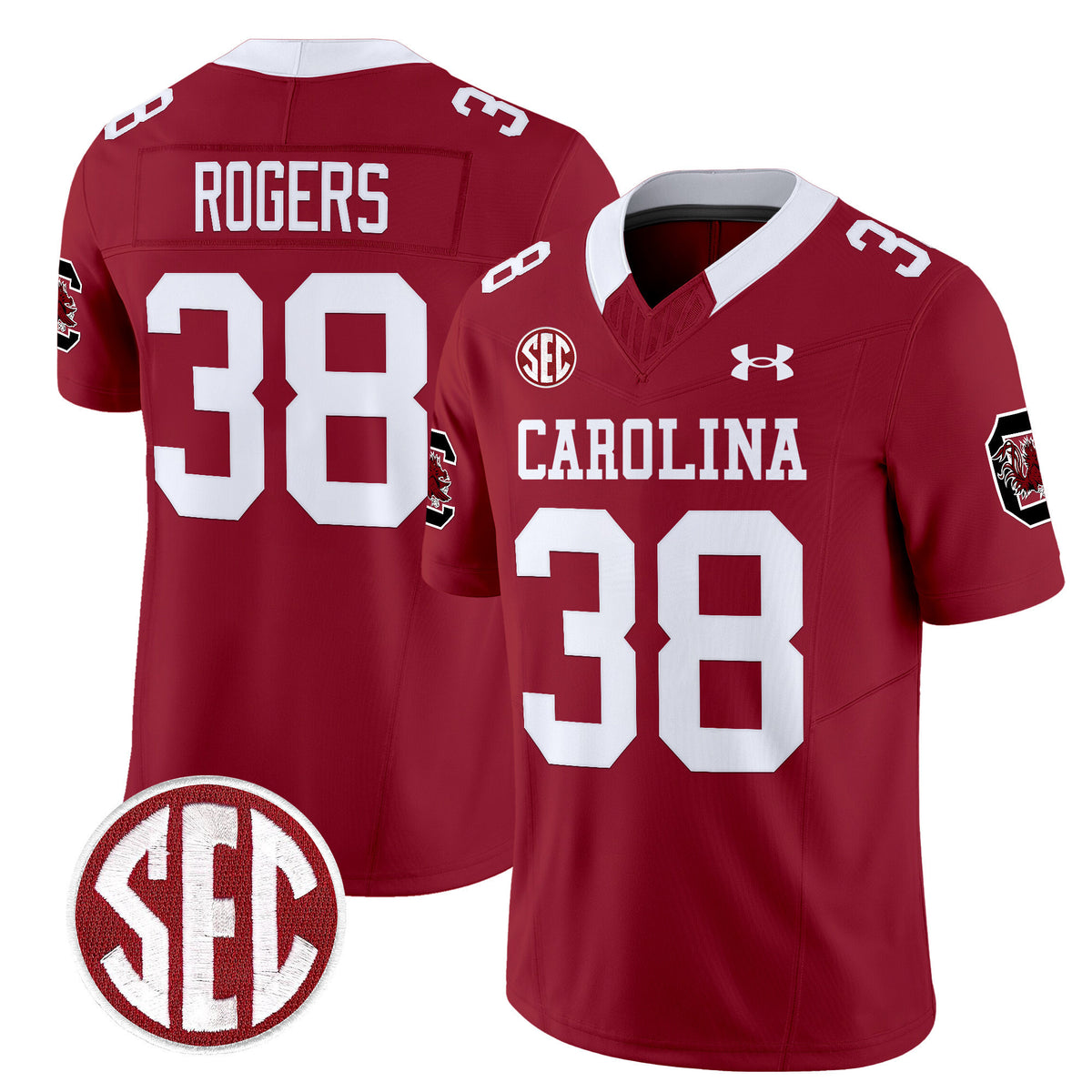 Men's South Carolina Gamecocks 1980 Throwback Vapor Limited Jersey V2 - All Stitched