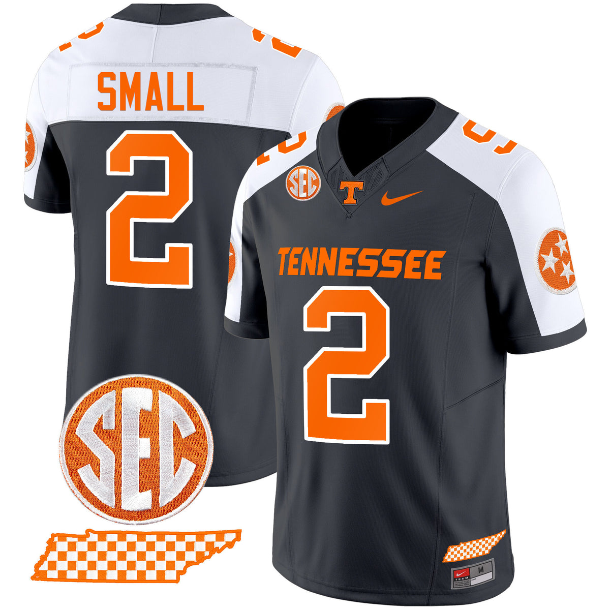 Men's Tennessee Volunteers 2024 Checkerboard Vapor Limited Jersey - All Stitched