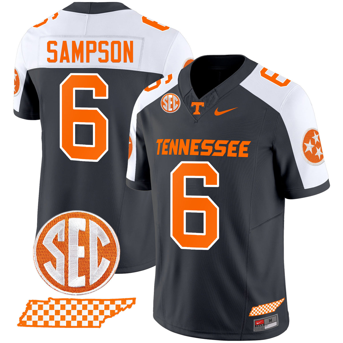 Men's Tennessee Volunteers 2024 Checkerboard Vapor Limited Jersey - All Stitched