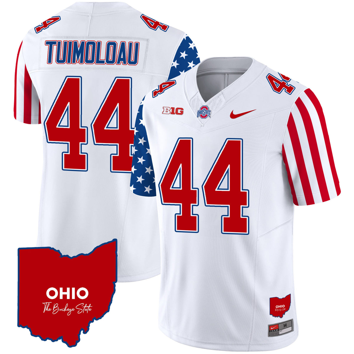 Men's Ohio State Buckeyes American Style Vapor Limited Jersey - All Stitched