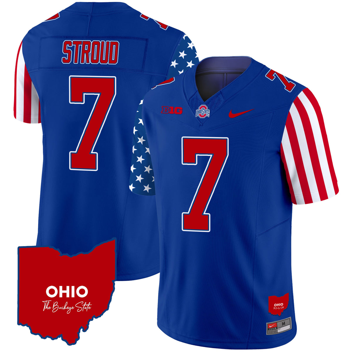 Men's Ohio State Buckeyes American Style Vapor Limited Jersey - All Stitched