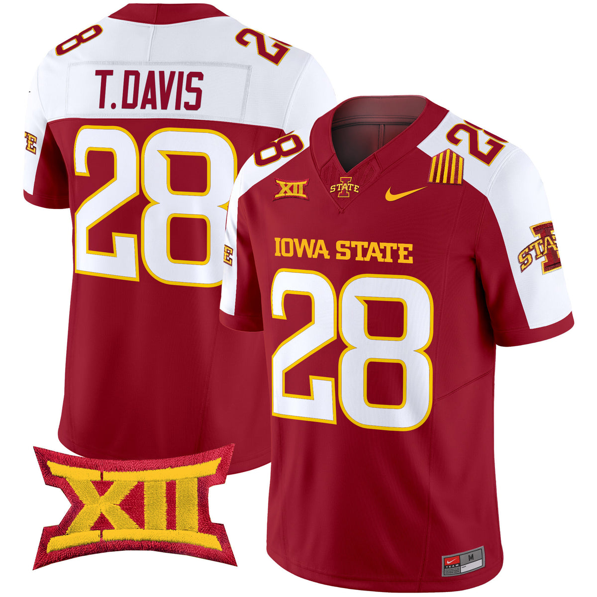 Men's Iowa State Cyclones 2024 Vapor Limited Jersey - All Stitched