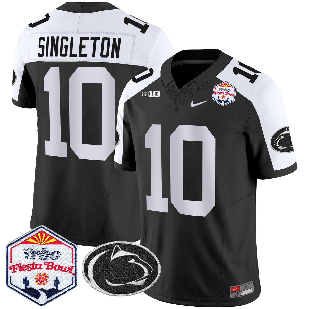 Men's Penn State Nittany Lions 2024 The Fiesta Bowl Patch Vapor Limited Jersey - All Stitched
