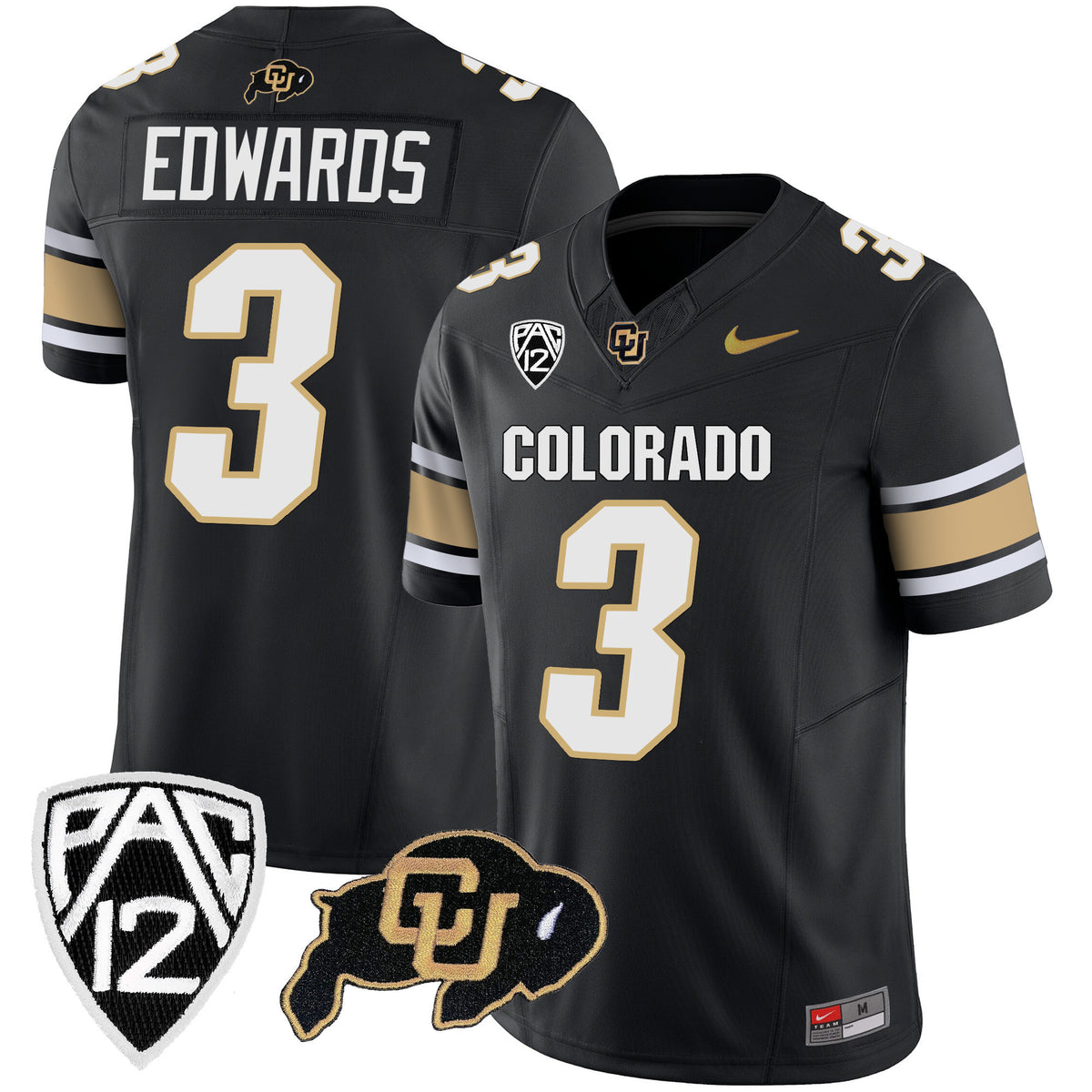 Men's Colorado Buffaloes Vapor Limited Jersey V3 - All Stitched