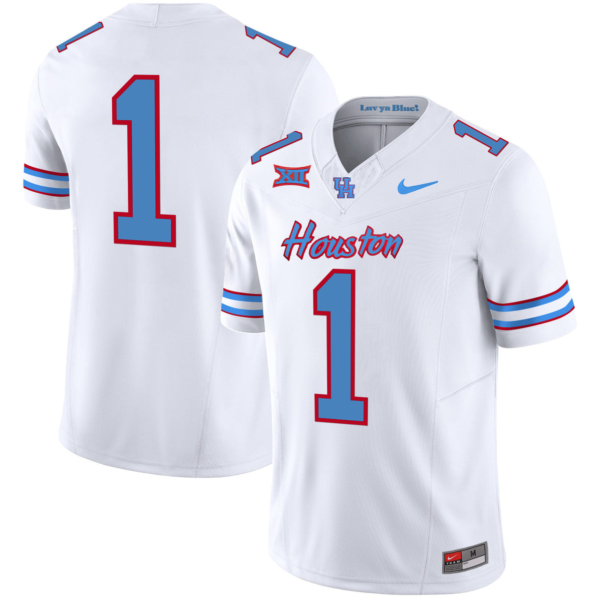 Men's Houston Cougars 2023 Oilers Inspired Vapor Jersey V5 - All Stitched