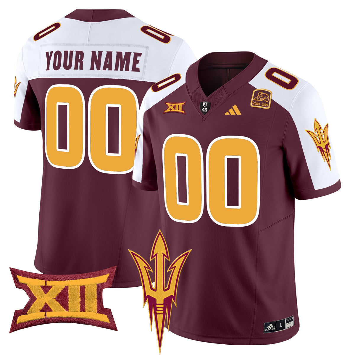 Arizona State Sun Devils 2024 Vapor Limited Custom Jersey - All Stitched