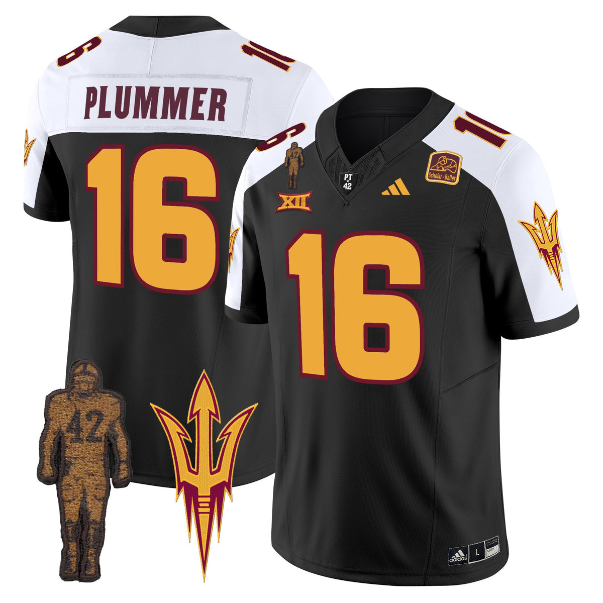 Men's Arizona State Sun Devils 2024 Pat Tillman Honoring Patch Vapor Limited Jersey - All Stitched