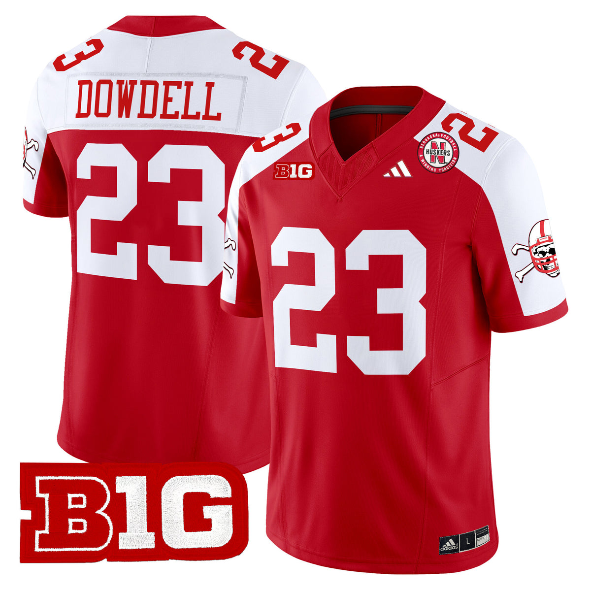 Men's Nebraska Cornhuskers 2025 Vapor Limited Jersey V2 - All Stitched